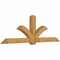 Ekena Millwork Redmond Rough Sawn Timber Gable Bracket, Western Red Cedar, 108"W x 36"H x 6"D x 6"F, 8/12 Pitch GBW108X36X0606RED00RWR - alternate 2